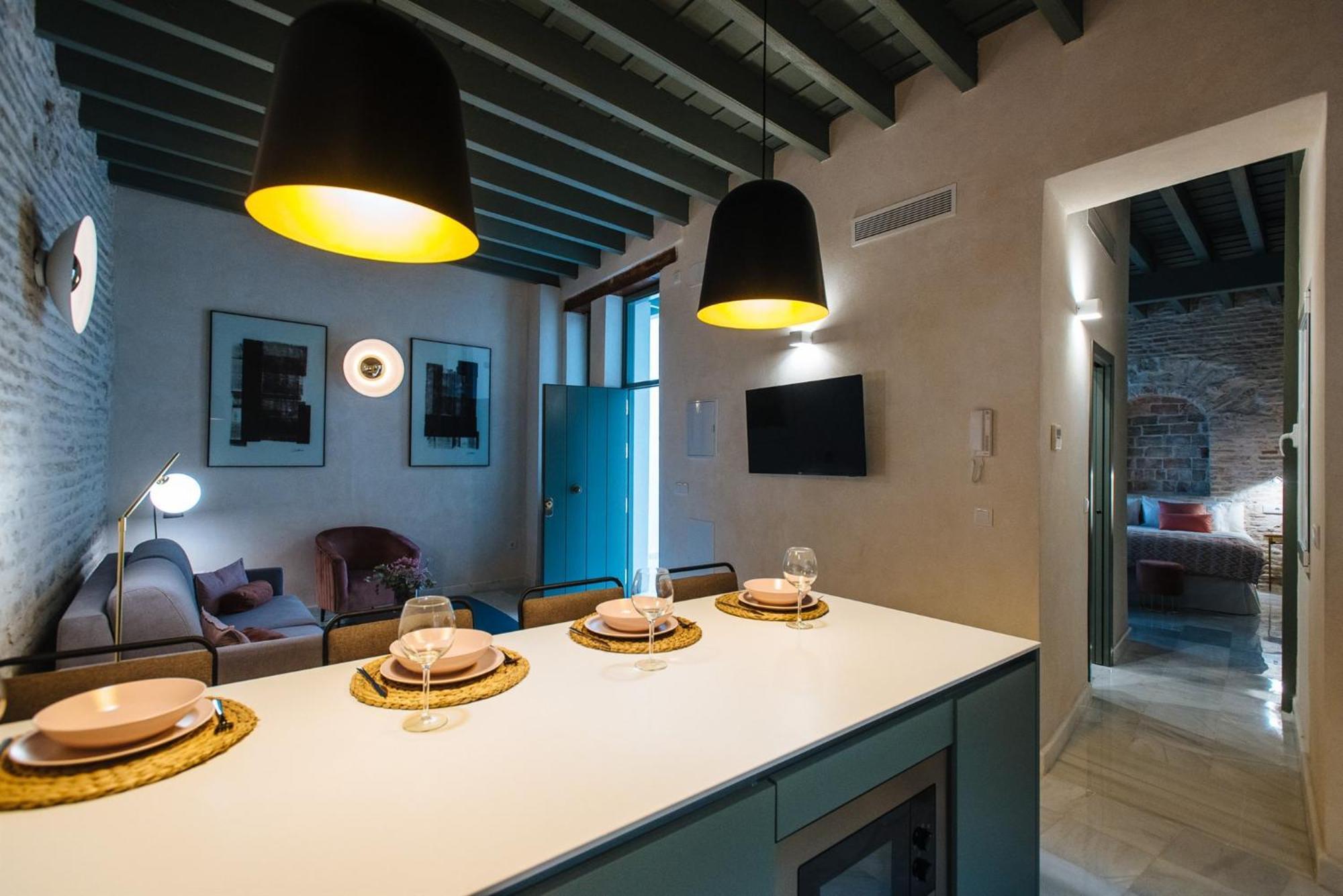 Rocio Suites Apartments إشبيلية الغرفة الصورة